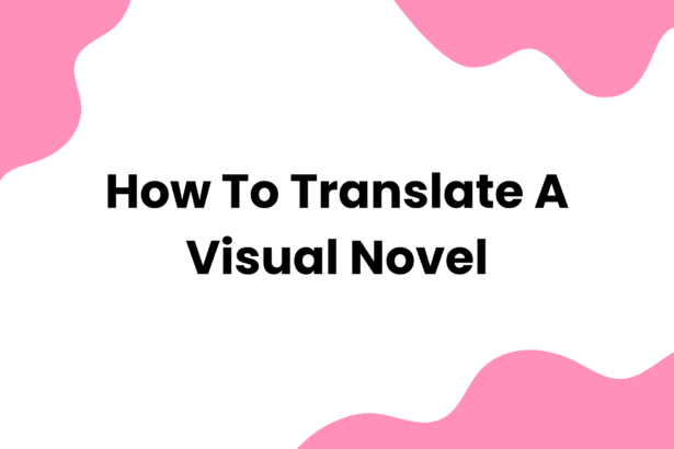How to Translate a Visual Novel